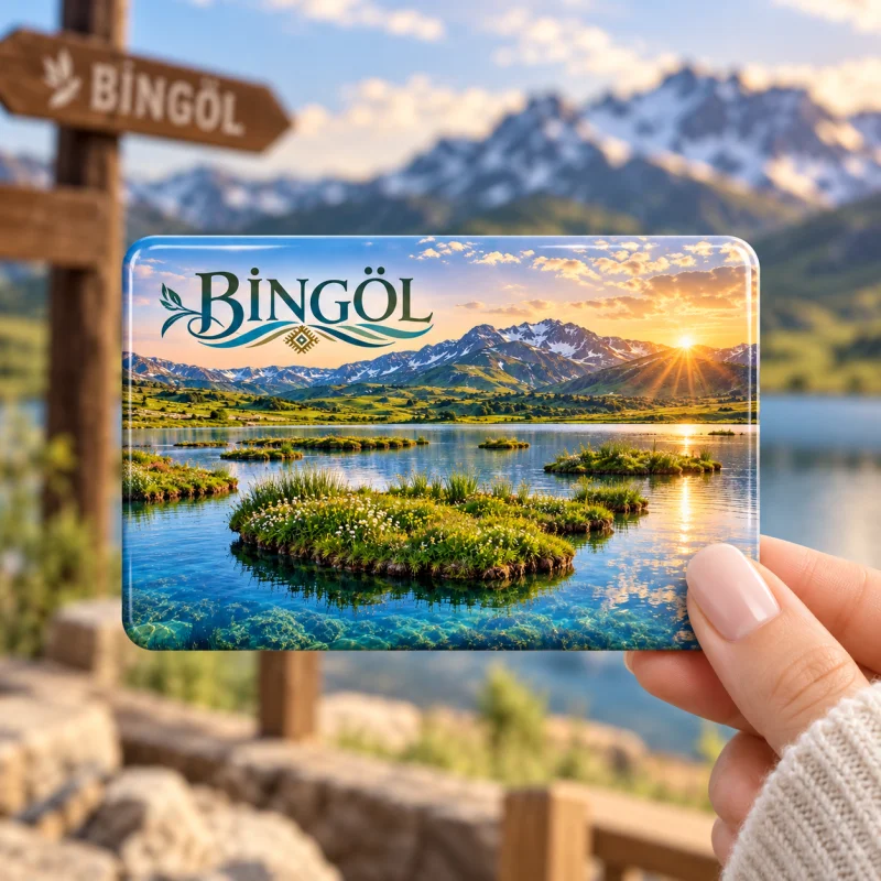 Bingöl Magnet - Kişiye Özel Şehir Buzdolabı Magneti