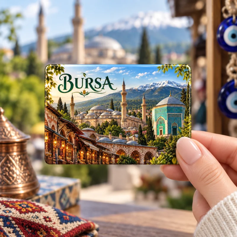 Bursa Magnet - Kişiye Özel Şehir Buzdolabı Magneti
