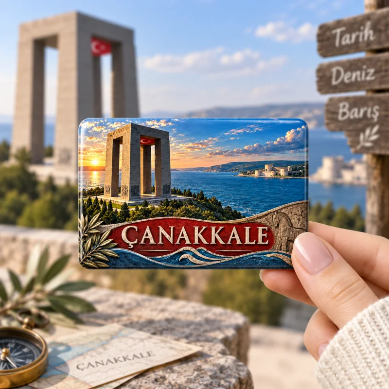 Çanakkale Magnet - Kişiye Özel Şehir Buzdolabı Magneti