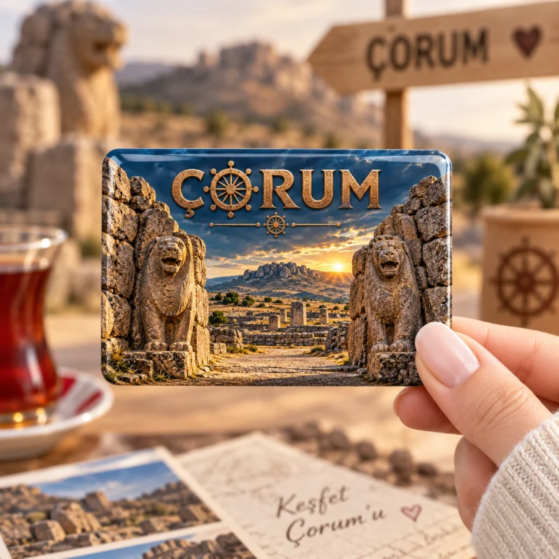 Çorum Magnet - Kişiye Özel Şehir Buzdolabı Magneti