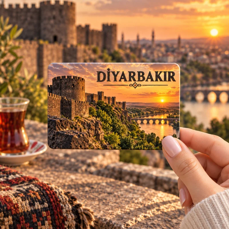 Diyarbakır Magnet - Kişiye Özel Şehir Buzdolabı Magneti