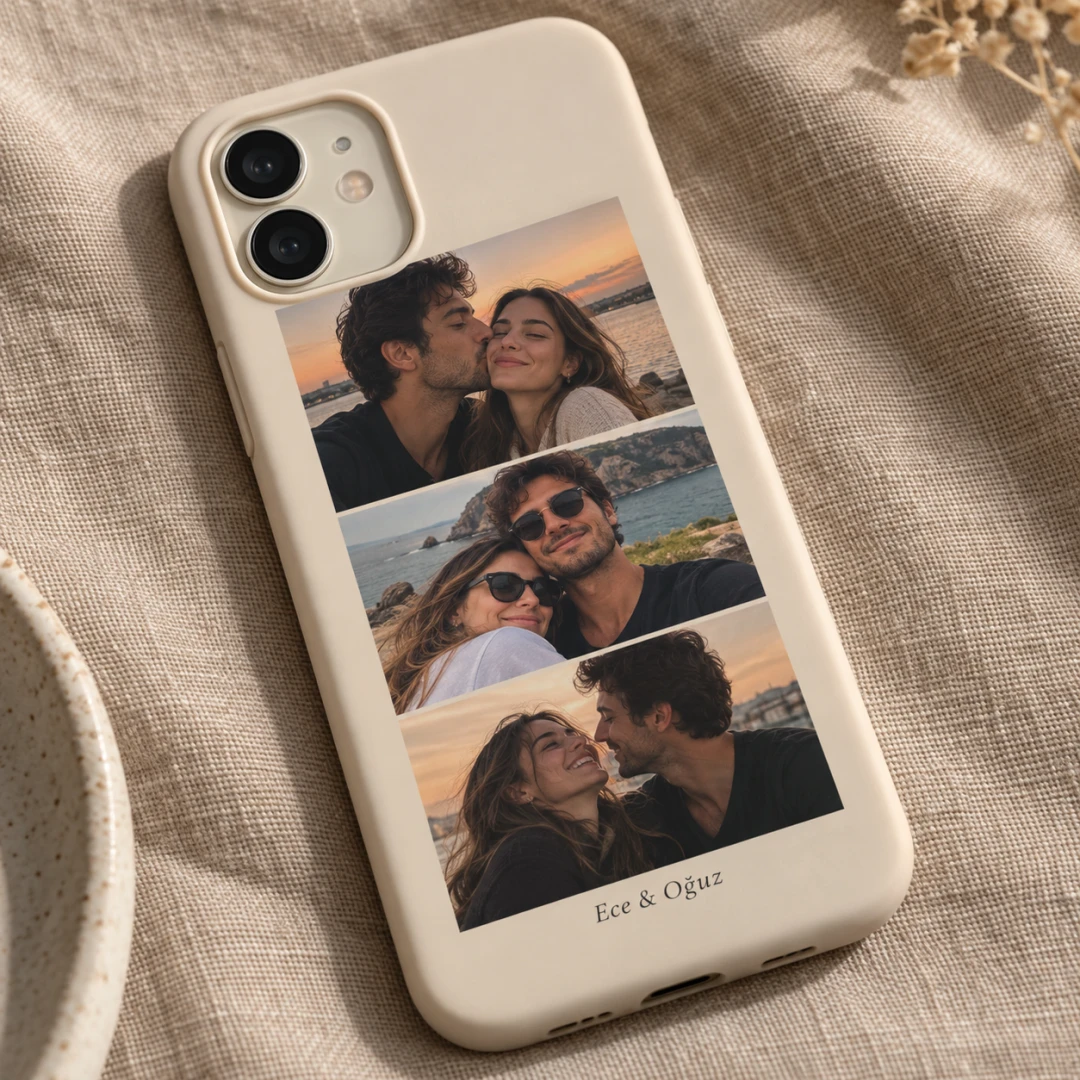 Anıları Fotoğraflı Çift Telefon Kılıfı - Tüm Modeller