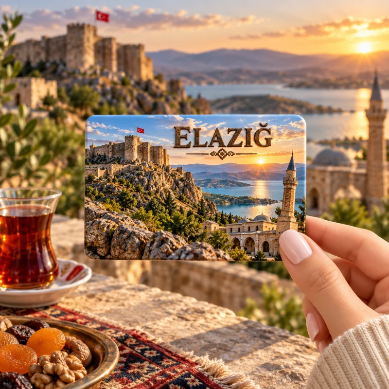 Elazığ Magnet - Kişiye Özel Şehir Buzdolabı Magneti