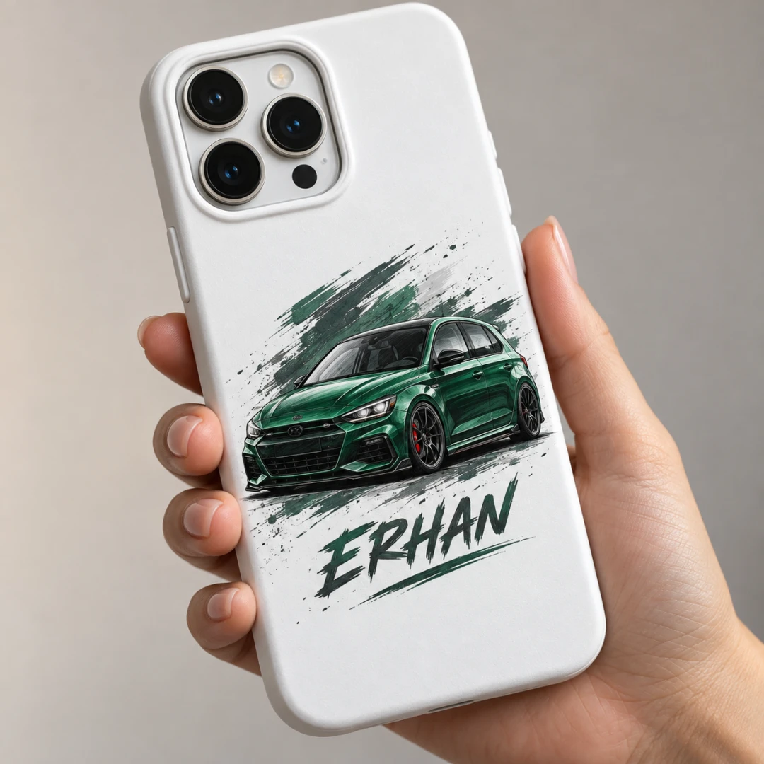 Zümrüt Yeşili Hatchback Telefon Kılıfı - Tüm Modeller