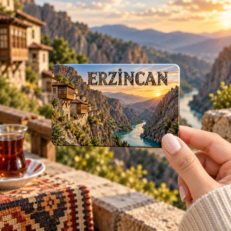 Erzincan Magnet - Kişiye Özel Şehir Buzdolabı Magneti
