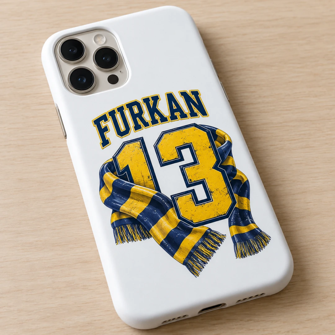 Sarı-Lacivert Taraftar Model 5 Telefon Kılıfı - Tüm Modeller