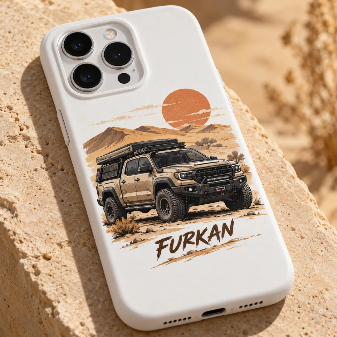 Çöl Keşif Pikap Telefon Kılıfı - Tüm Modeller