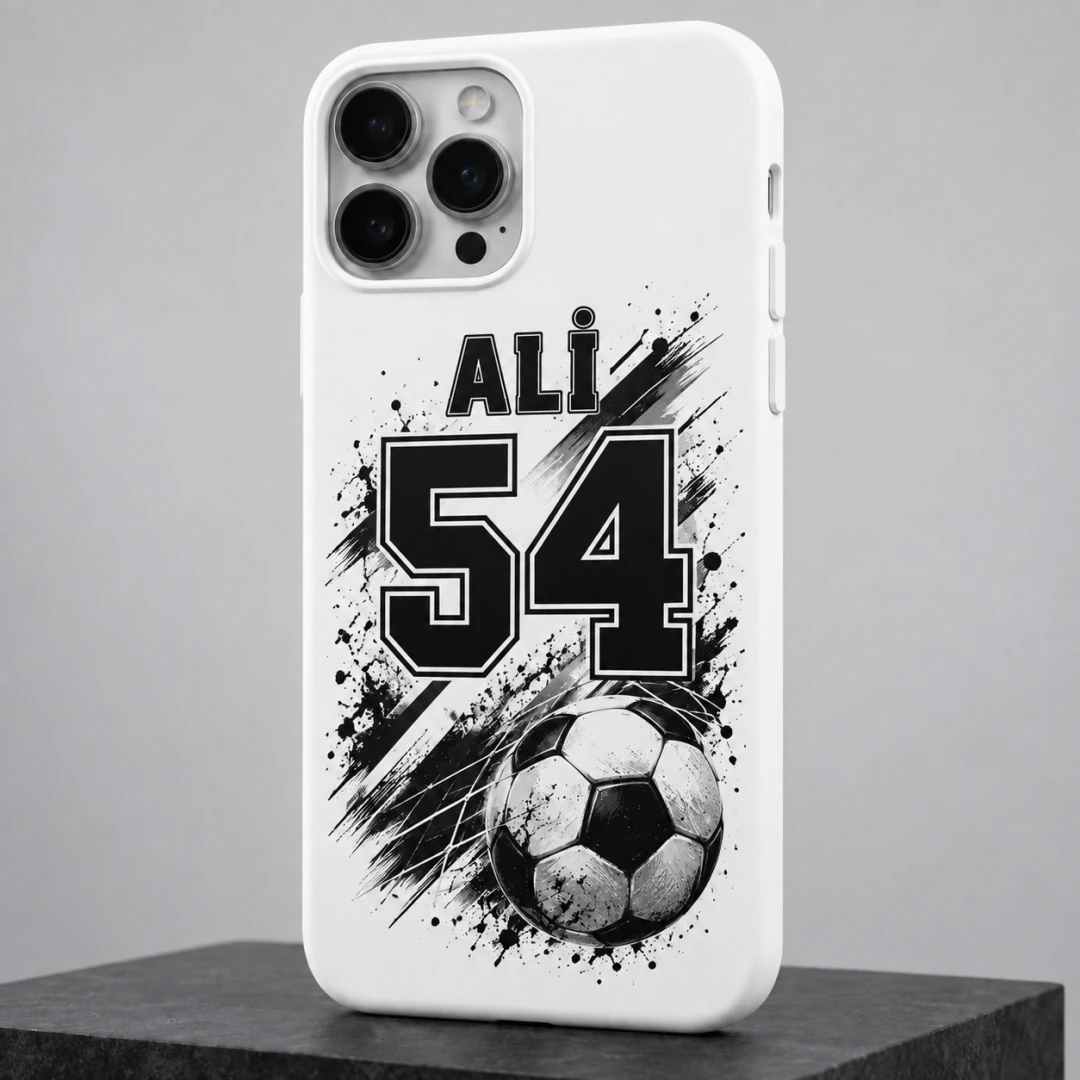 Futbol Forma Temalı Üçlü Forma Baskılı Taraftar Telefon Kılıfı - Tüm Modeller