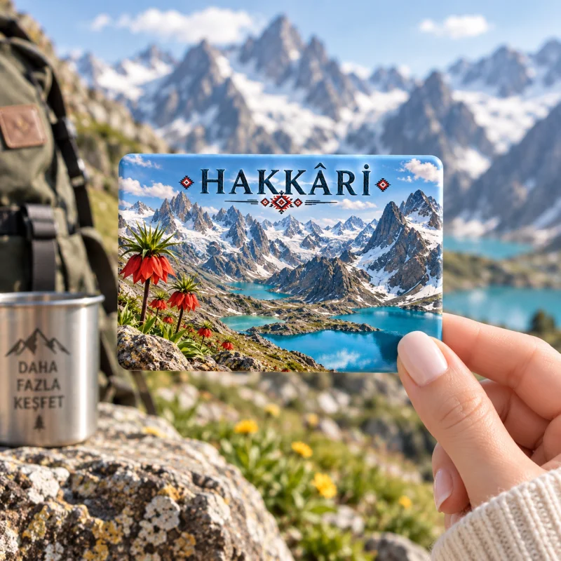 Hakkari Magnet - Kişiye Özel Şehir Buzdolabı Magneti