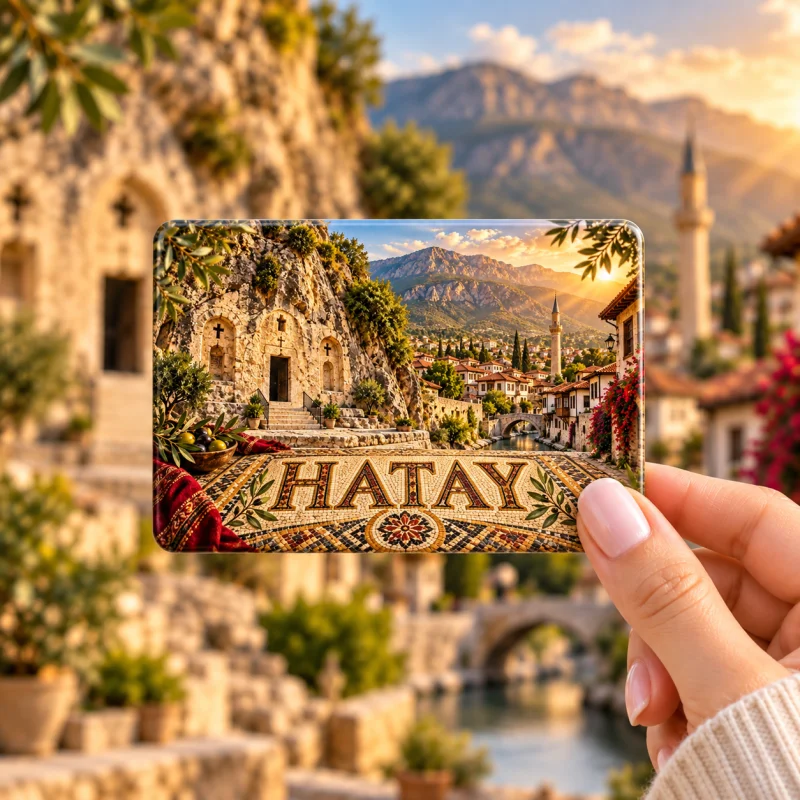 Hatay Magnet - Kişiye Özel Şehir Buzdolabı Magneti