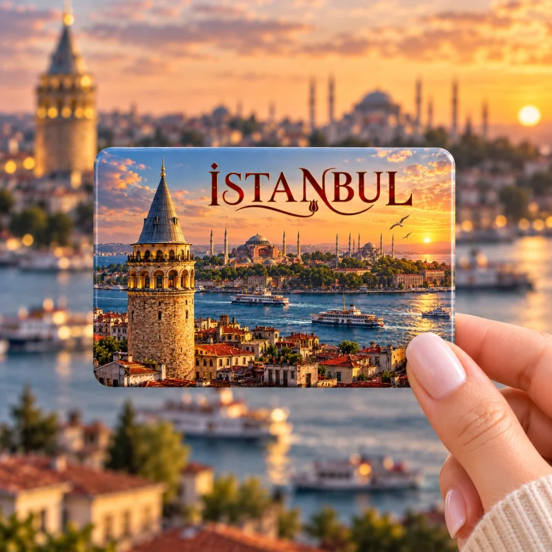 İstanbul Magnet - Kişiye Özel Şehir Buzdolabı Magneti