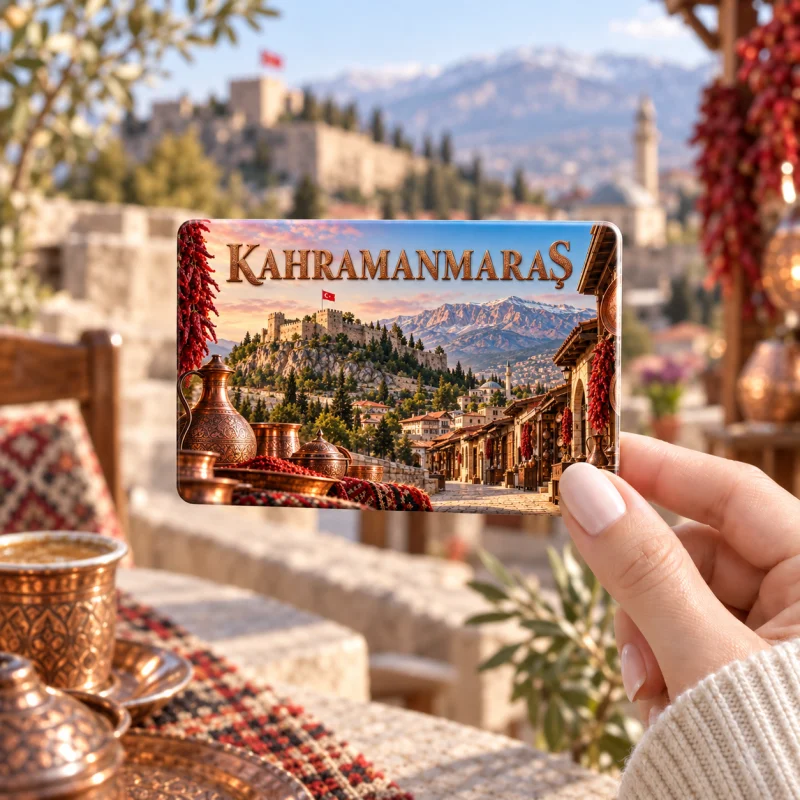 Kahramanmaraş Magnet - Kişiye Özel Şehir Buzdolabı Magneti