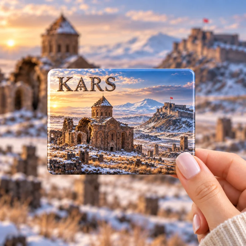 Kars Magnet - Kişiye Özel Şehir Buzdolabı Magneti