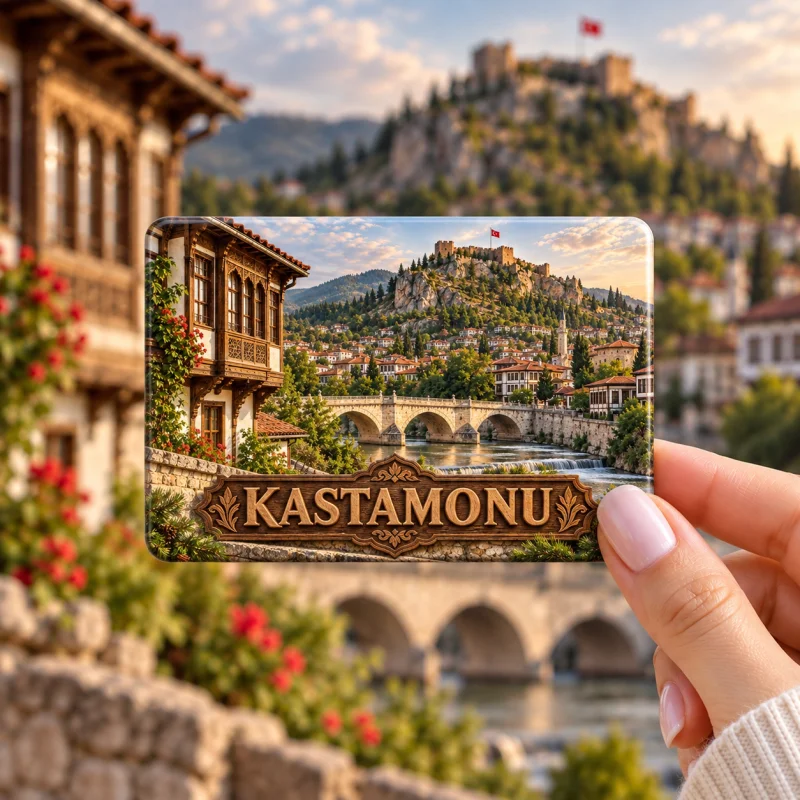Kastamonu Magnet - Kişiye Özel Şehir Buzdolabı Magneti