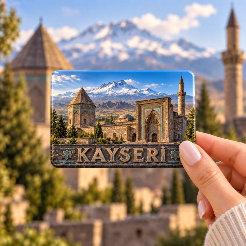 Kayseri Magnet - Kişiye Özel Şehir Buzdolabı Magneti