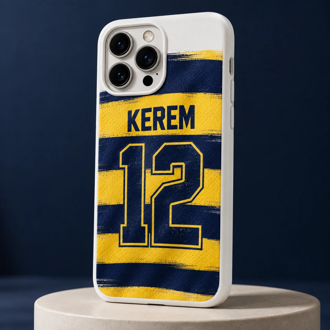 Sarı-Lacivert Taraftar Model 6 Telefon Kılıfı - Tüm Modeller