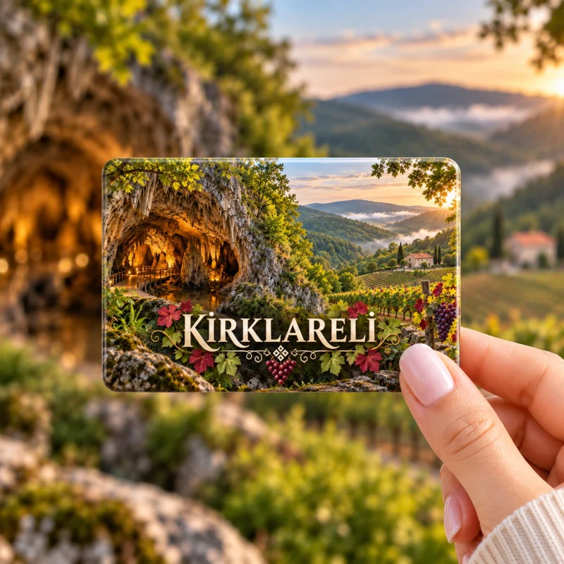 Kırklareli Magnet - Kişiye Özel Şehir Buzdolabı Magneti
