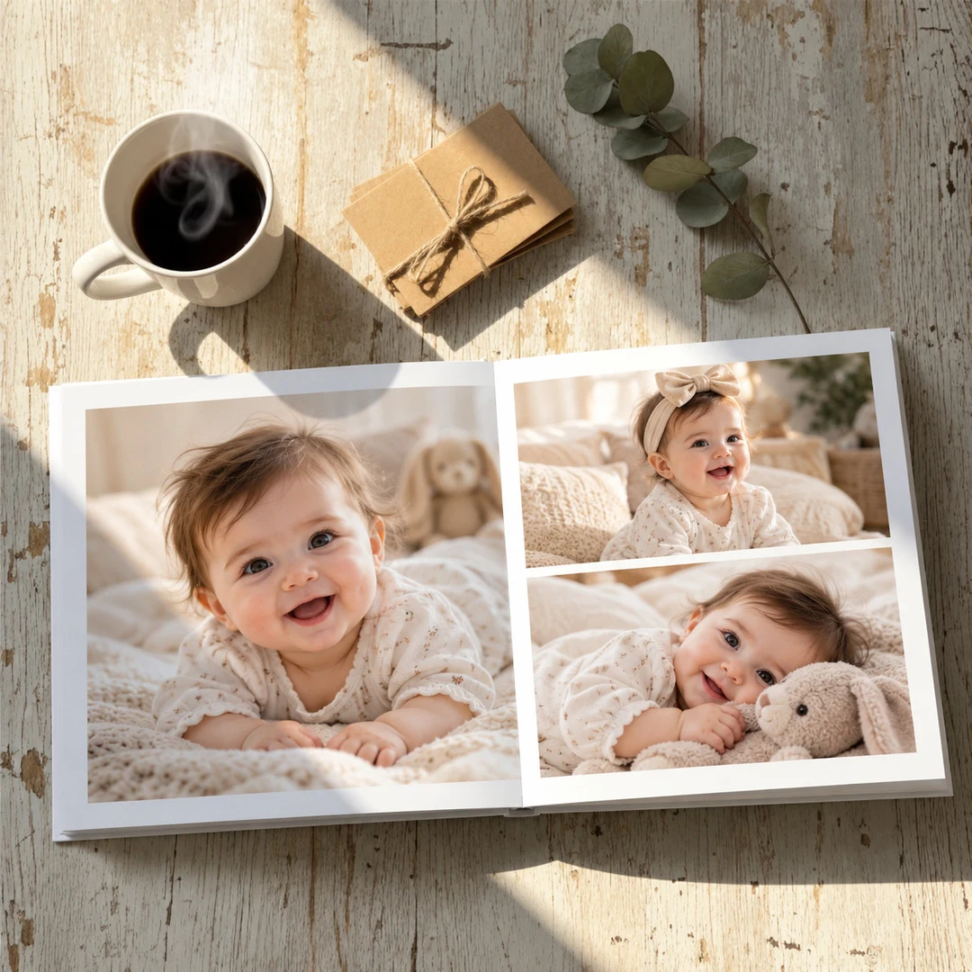 Kişiye Özel Bebek Albümü - 20 Fotoğraflı - Kişiye Özel | Bicazip - 2. görsel