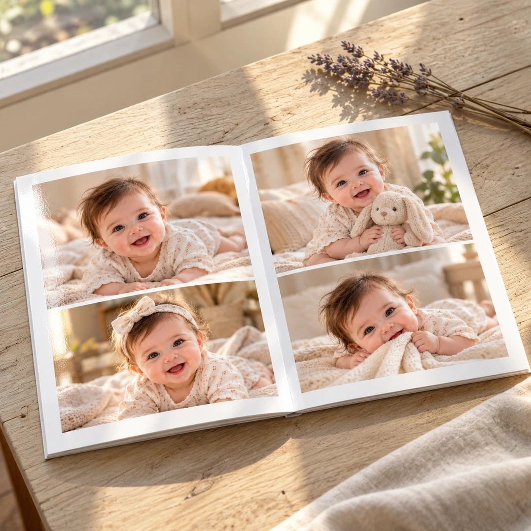 Kişiye Özel Bebek Albümü - 20 Fotoğraflı - Kişiye Özel | Bicazip - 4. görsel
