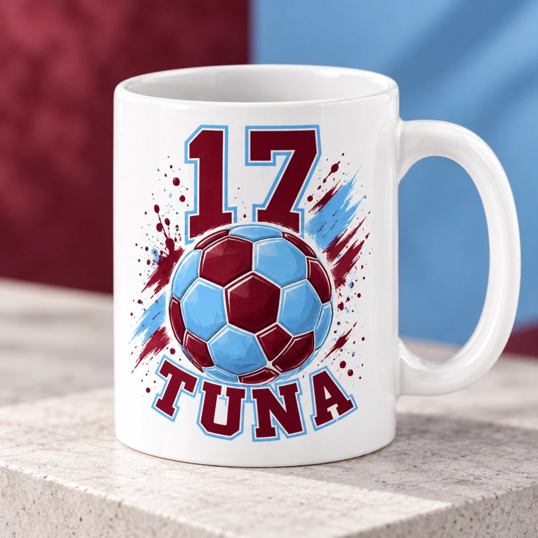 Kişiye Özel Futbol Taraftar Bisiklet Vuruşlu Kupa Bardak