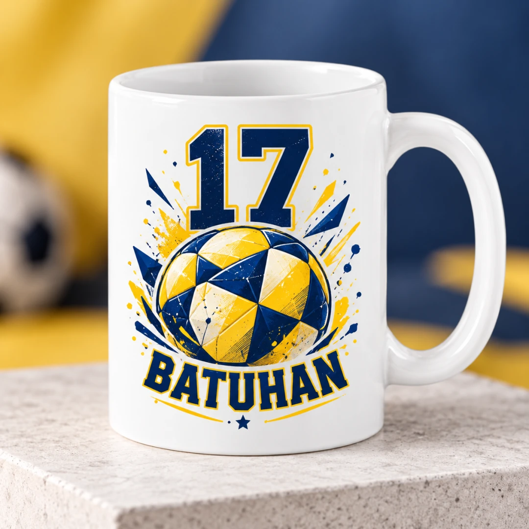 Kişiye Özel Futbol Taraftar Fermuarlı Çıkartma Stil Kupa Bardak