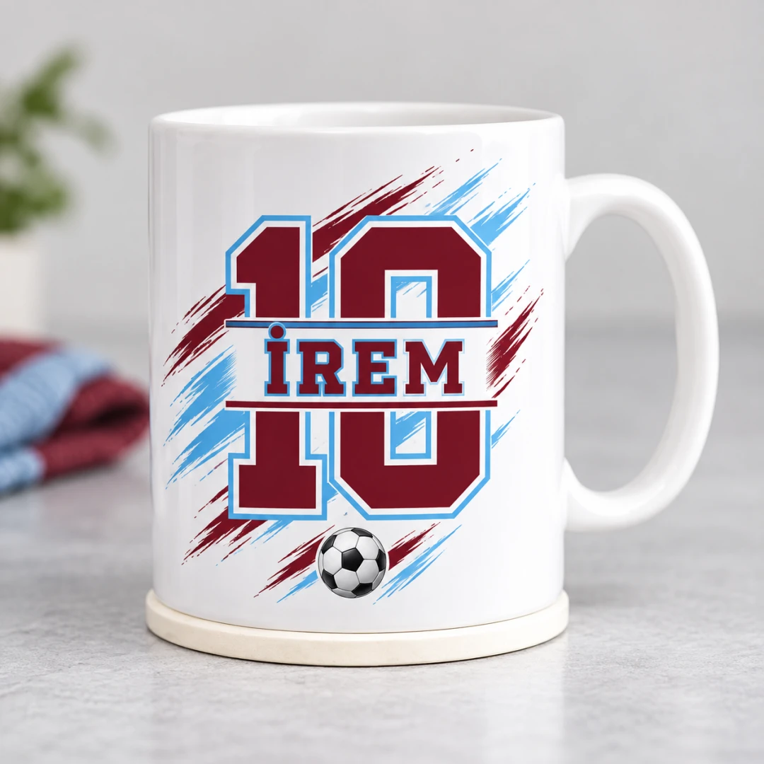 Kişiye Özel Futbol Taraftar Vintage Futbol Kupa Bardak