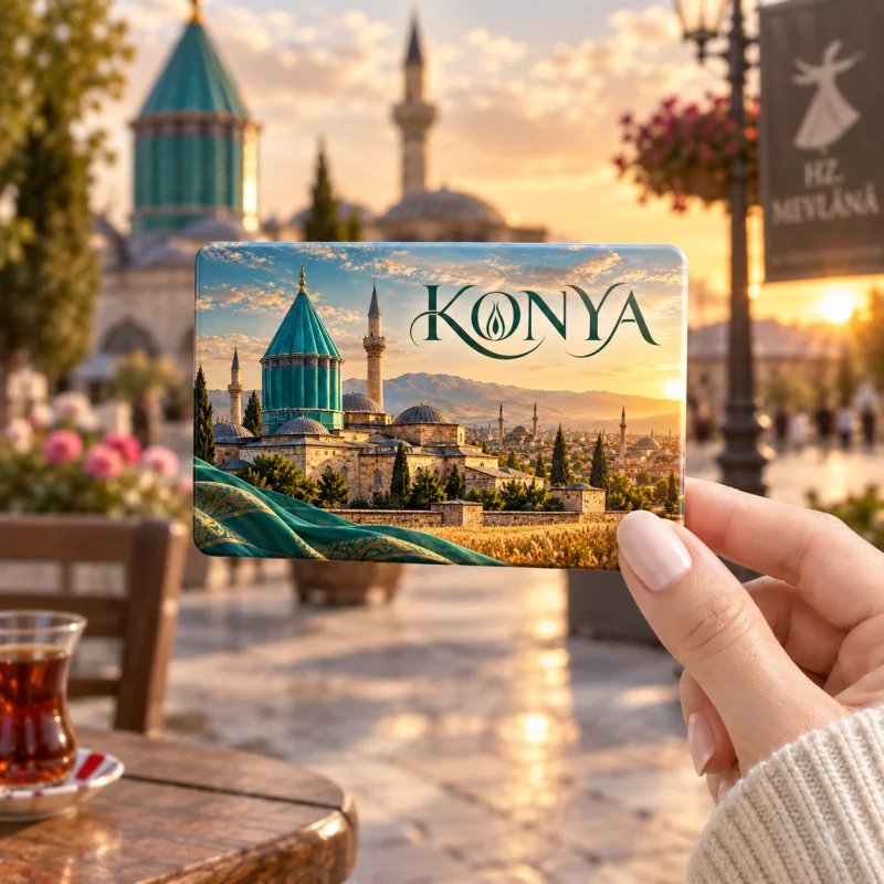 Konya Magnet - Kişiye Özel Şehir Buzdolabı Magneti