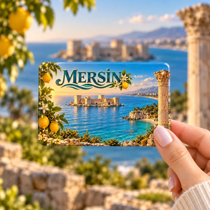 Mersin Magnet - Kişiye Özel Şehir Buzdolabı Magneti