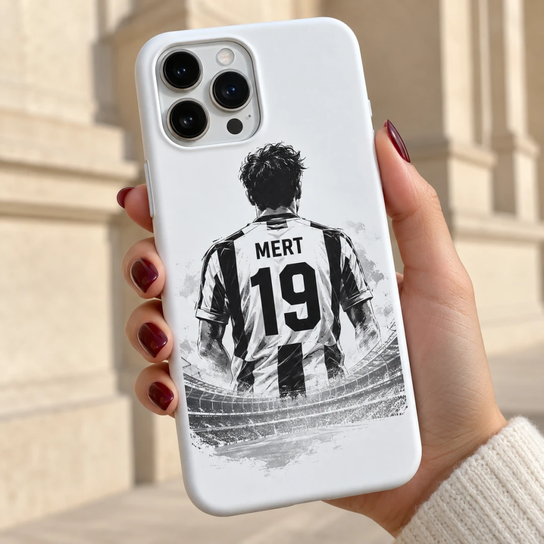 Siyah-Beyaz Taraftar Model 4 Telefon Kılıfı - Tüm Modeller