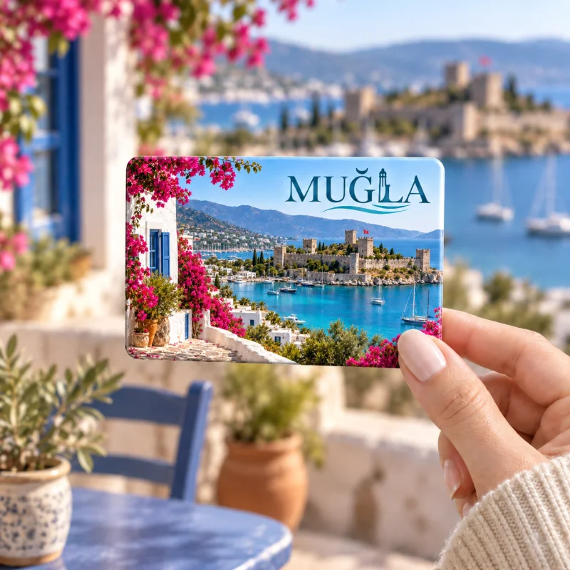 Muğla Magnet - Kişiye Özel Şehir Buzdolabı Magneti