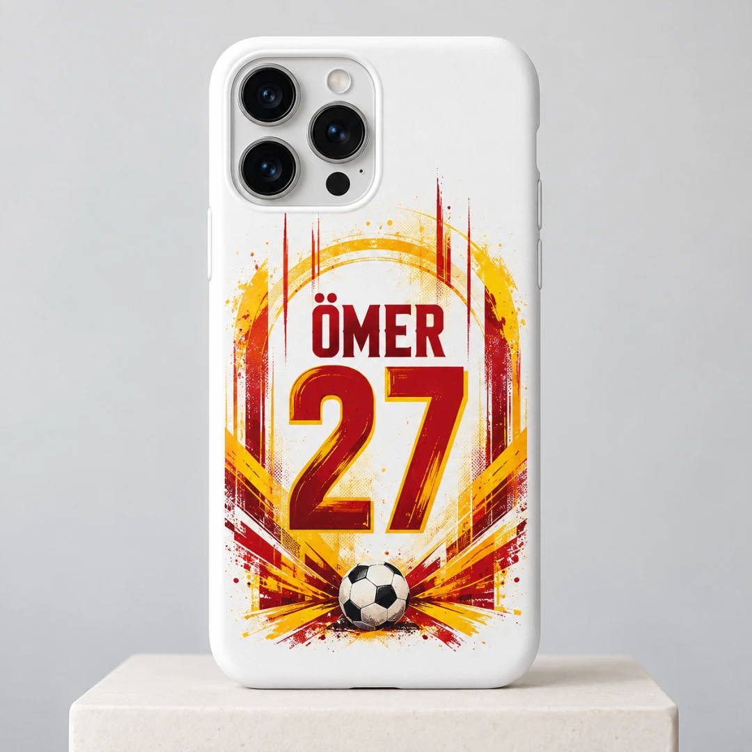 Sarı-Kırmızı Taraftar Model 8 Telefon Kılıfı - Tüm Modeller