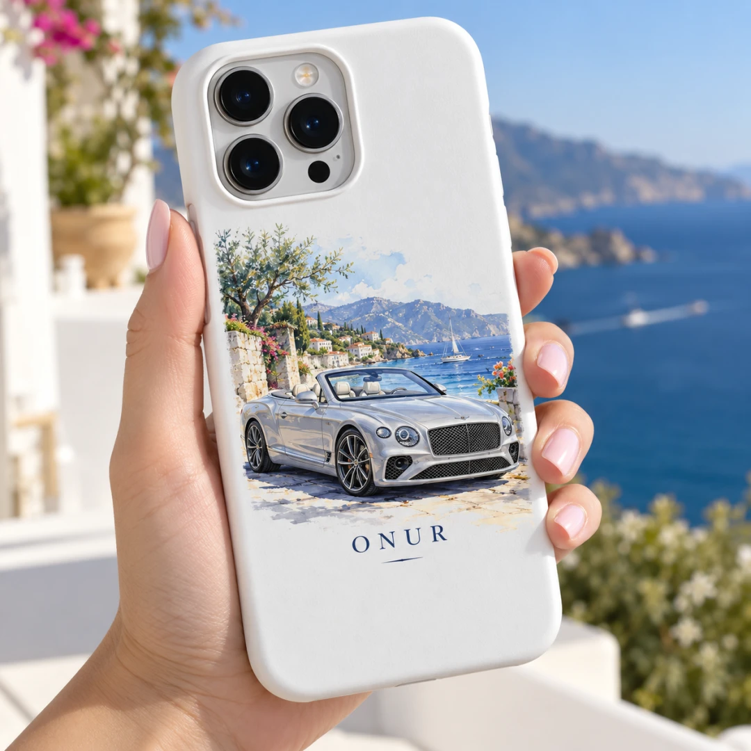 Gümüş Cabrio Telefon Kılıfı - Tüm Modeller