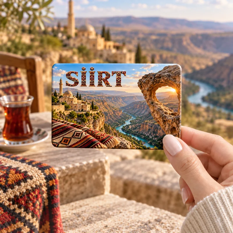 Siirt Magnet - Kişiye Özel Şehir Buzdolabı Magneti