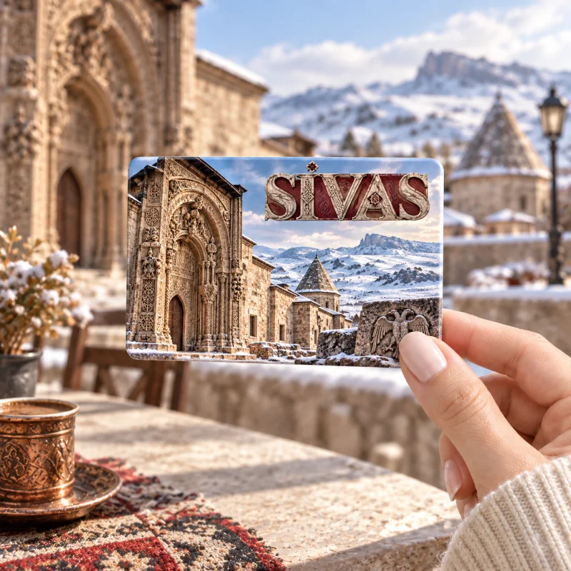 Sivas Magnet - Kişiye Özel Şehir Buzdolabı Magneti