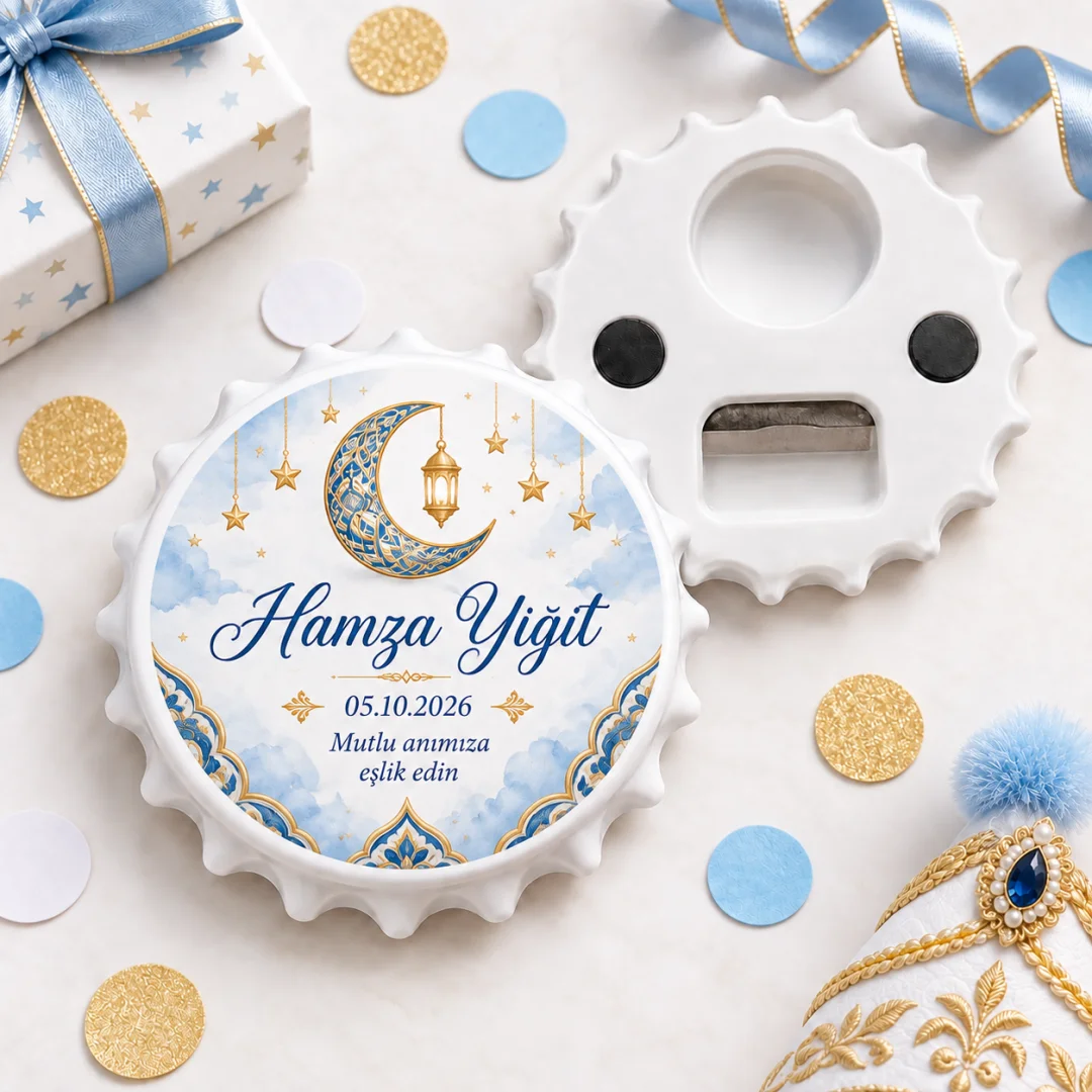 Sünnet Nazar Ay Yuvarlak Açacak Magnet