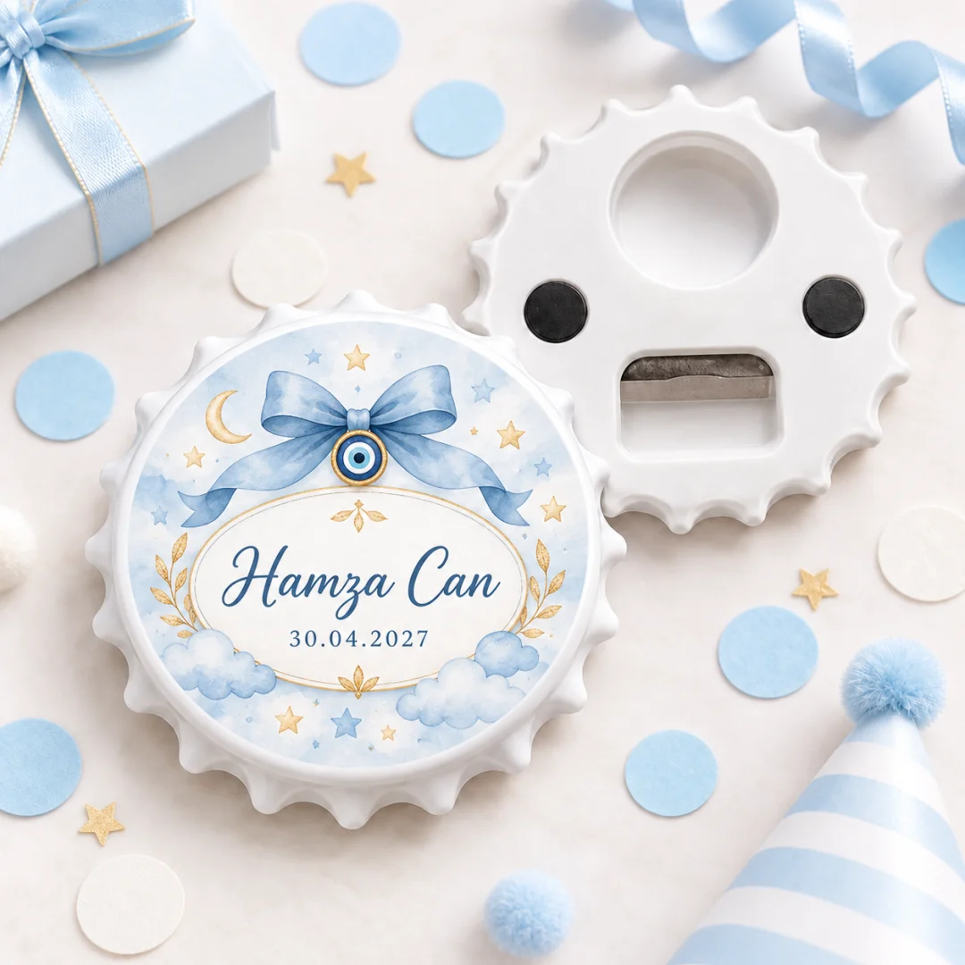Sünnet Selçuklu Yıldız Yuvarlak Açacak Magnet