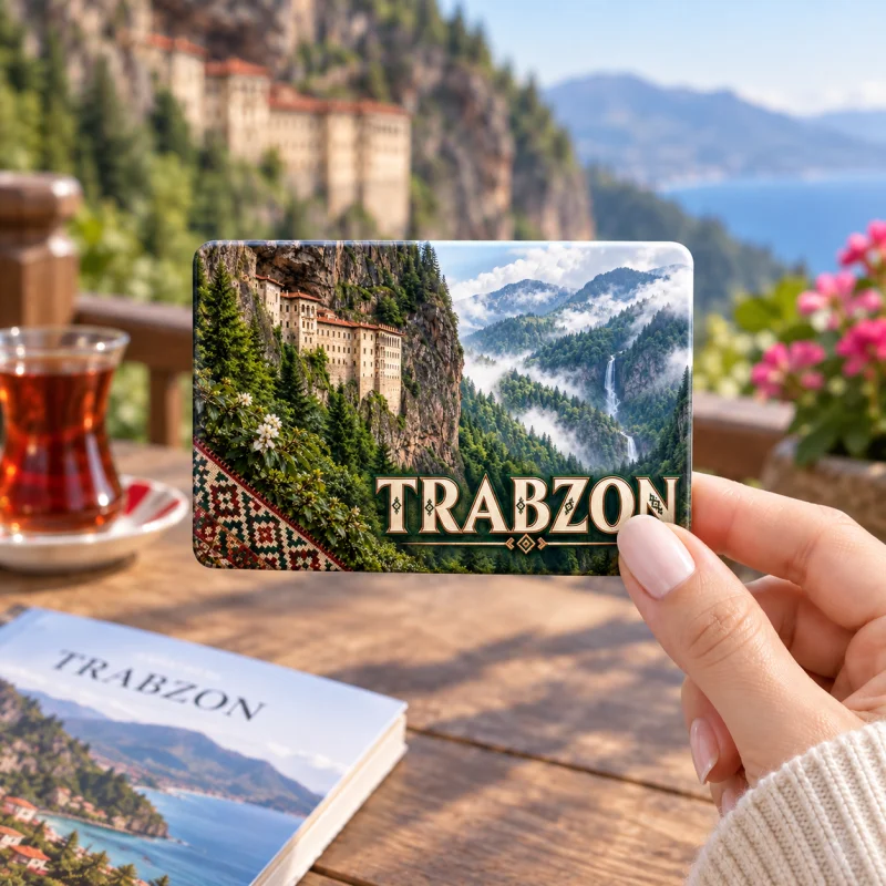 Trabzon Magnet - Kişiye Özel Şehir Buzdolabı Magneti
