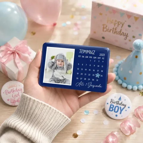 Takvim Tasarımlı Doğum Günü Magnet - 10 Adet