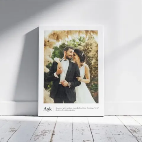 Kişiye Özel Fotoğraflı Kanvas Tablo (35x50cm.)