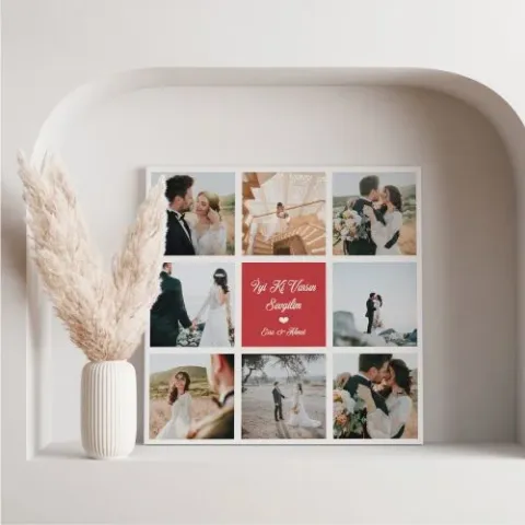 Kişiye Özel Fotoğraflı Kanvas Tablo (40x40cm.)