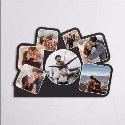Kişiye Özel 7 Fotoğraflı Saat