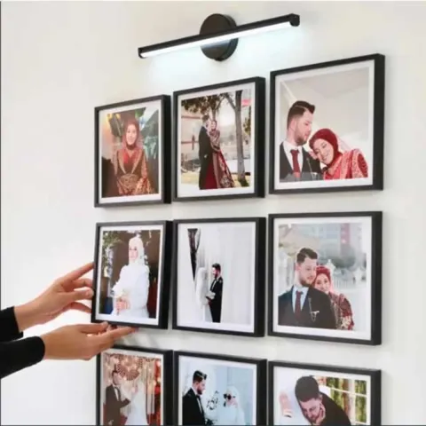 Tak Çıkar Fotoğraflı Çerçeve - Siyah