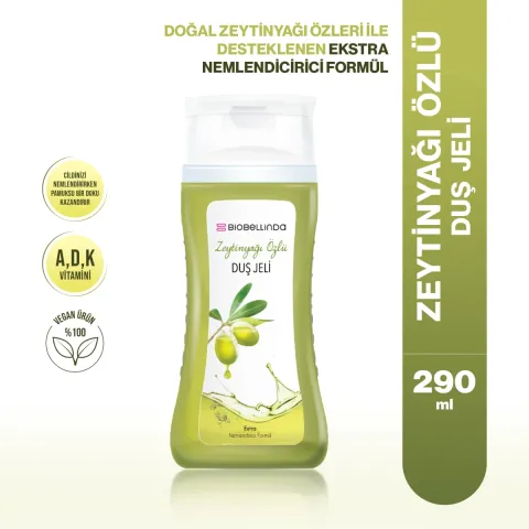 Biobellinda Duş Jeli Zeytinyağı Özlü 290 Ml
