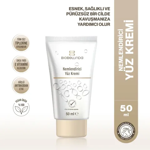 Biobellinda Nemlendirici Yüz Kremi 50 Ml | Günlük Bakım