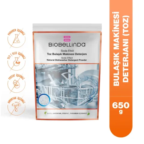 Biobellinda Toz Bulaşık Makinesi Deterjanı 650 G