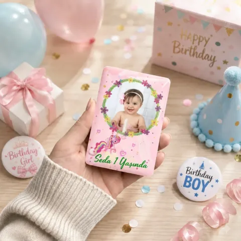 Unıcorn Temalı Doğum Günü Magneti  - 10 Adet
