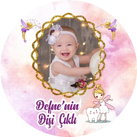 Diş Buğdayı Temalı Yuvarlak Açacak Magneti