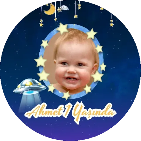 Gezegen Temalı Yuvarlak Açacak Magneti