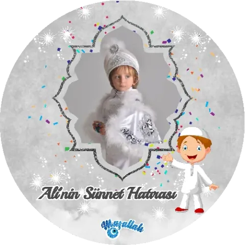 Sünnet Temalı Yuvarlak Açacak Magneti