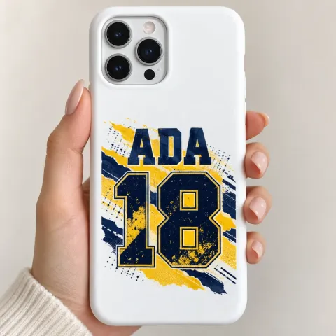 Sarı-Lacivert Taraftar Model 8 Telefon Kılıfı - Tüm Modeller